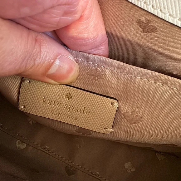 Kate Spade Tan, White and Black Neutral Crossbody Bag - Picture 10 of 16